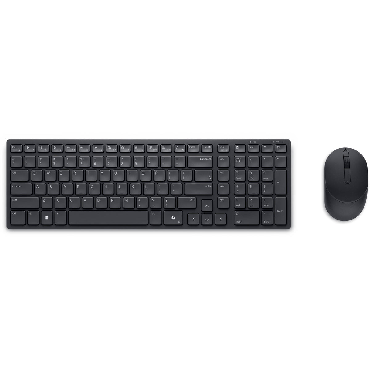 *Dell Pro Compact Silent Keyboard Mouse KM555, Black