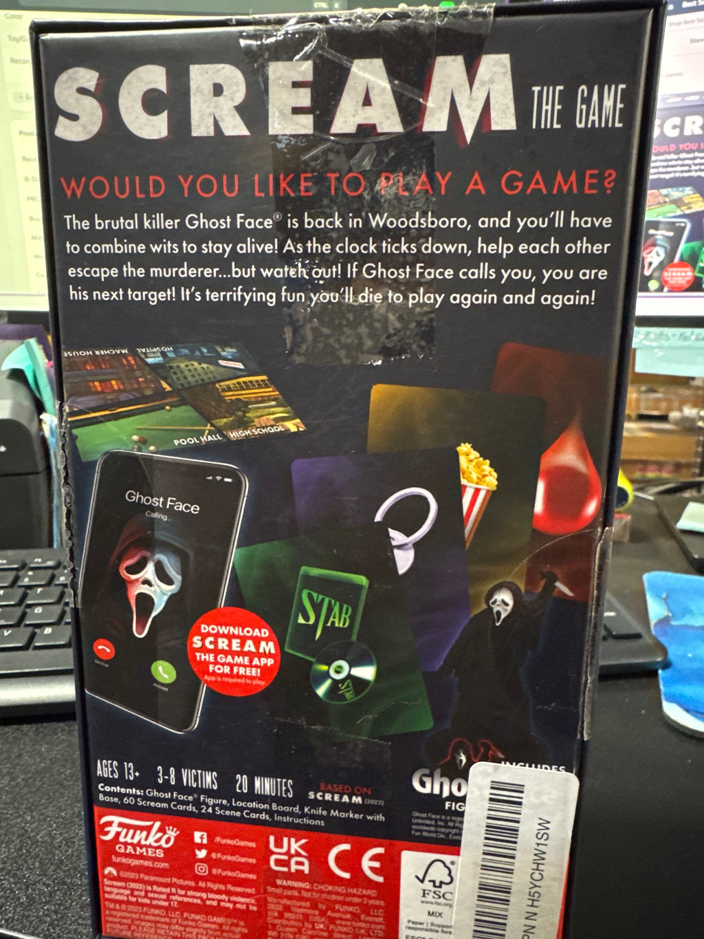 Funko Games Scream The Game Party Game Ages 13 and Up for 3-8 Players