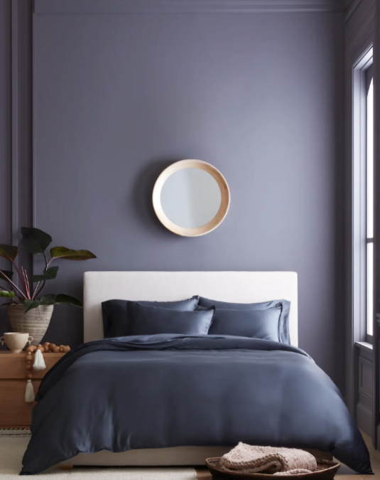 QUINCE | Bamboo Duvet Cover in Nightfall | Full/Queen (US 92L/88W)