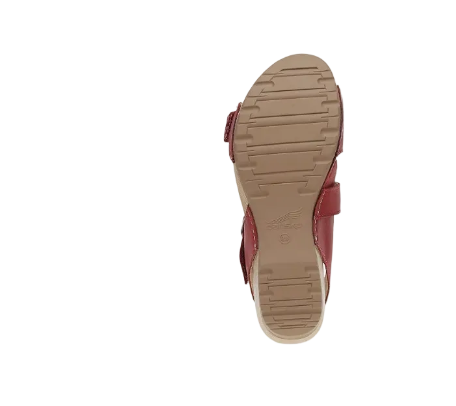 DANSKO | Trinity Wedge for Women | Cayenne | US 7.5-8/EU 38