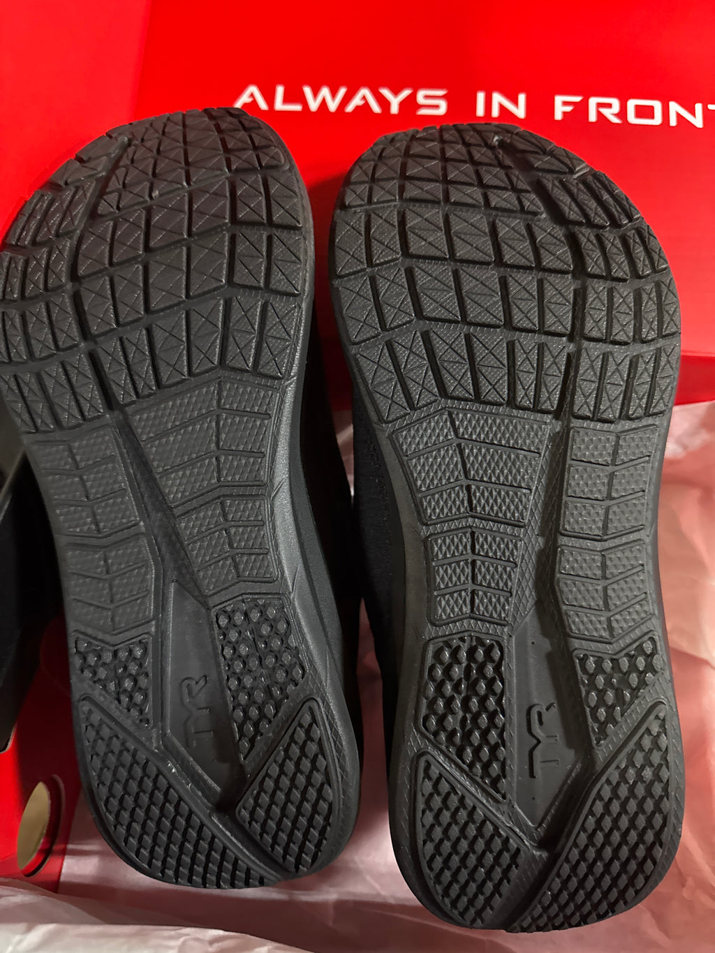 TYR Men's Techknit RNR-1 – Lightweight Neutral Running Shoe with Breathable Knit Upper, Cushioned Support & Performance Fit Black