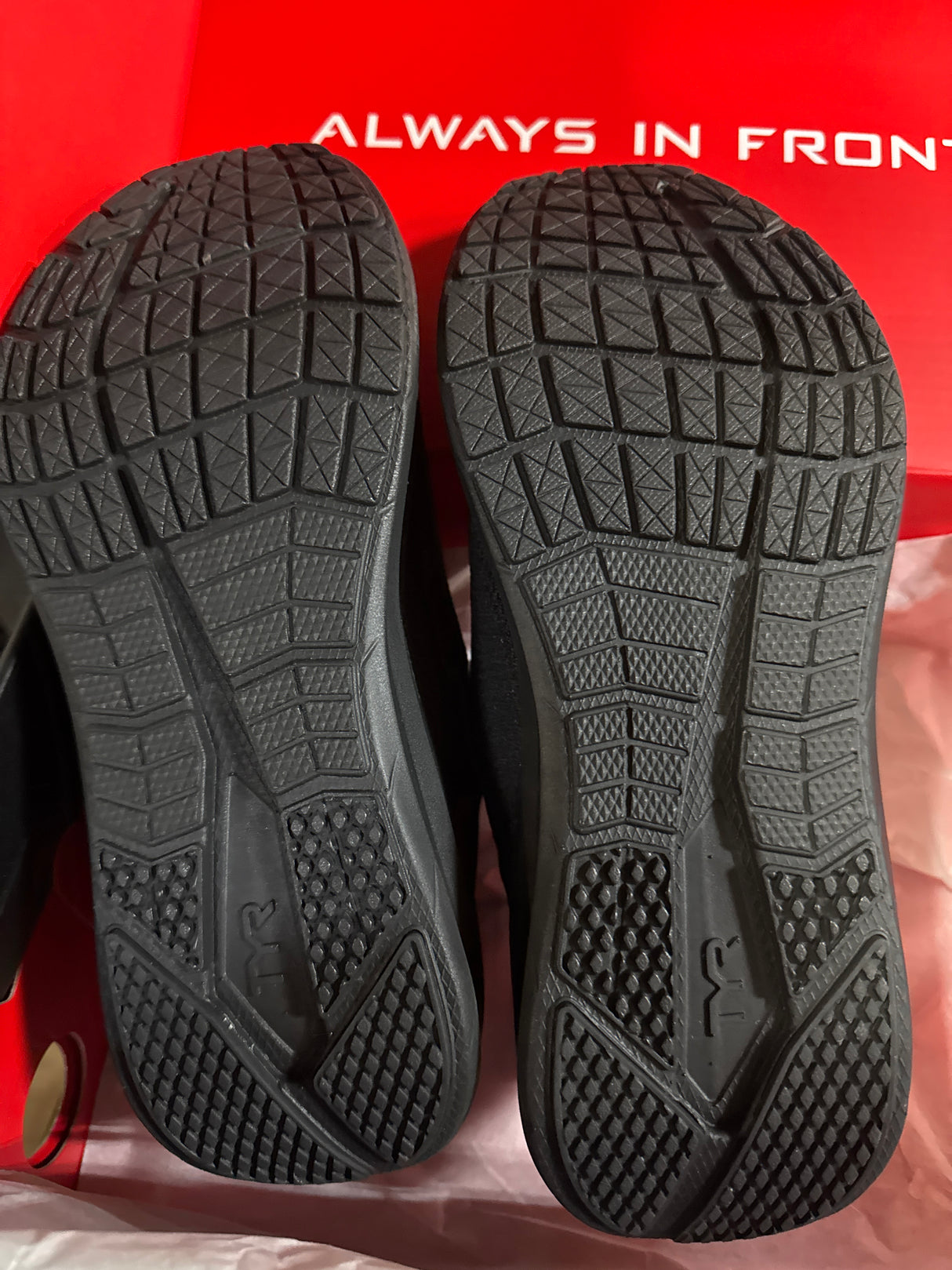 TYR Men's Techknit RNR-1 – Lightweight Neutral Running Shoe with Breathable Knit Upper, Cushioned Support & Performance Fit Black