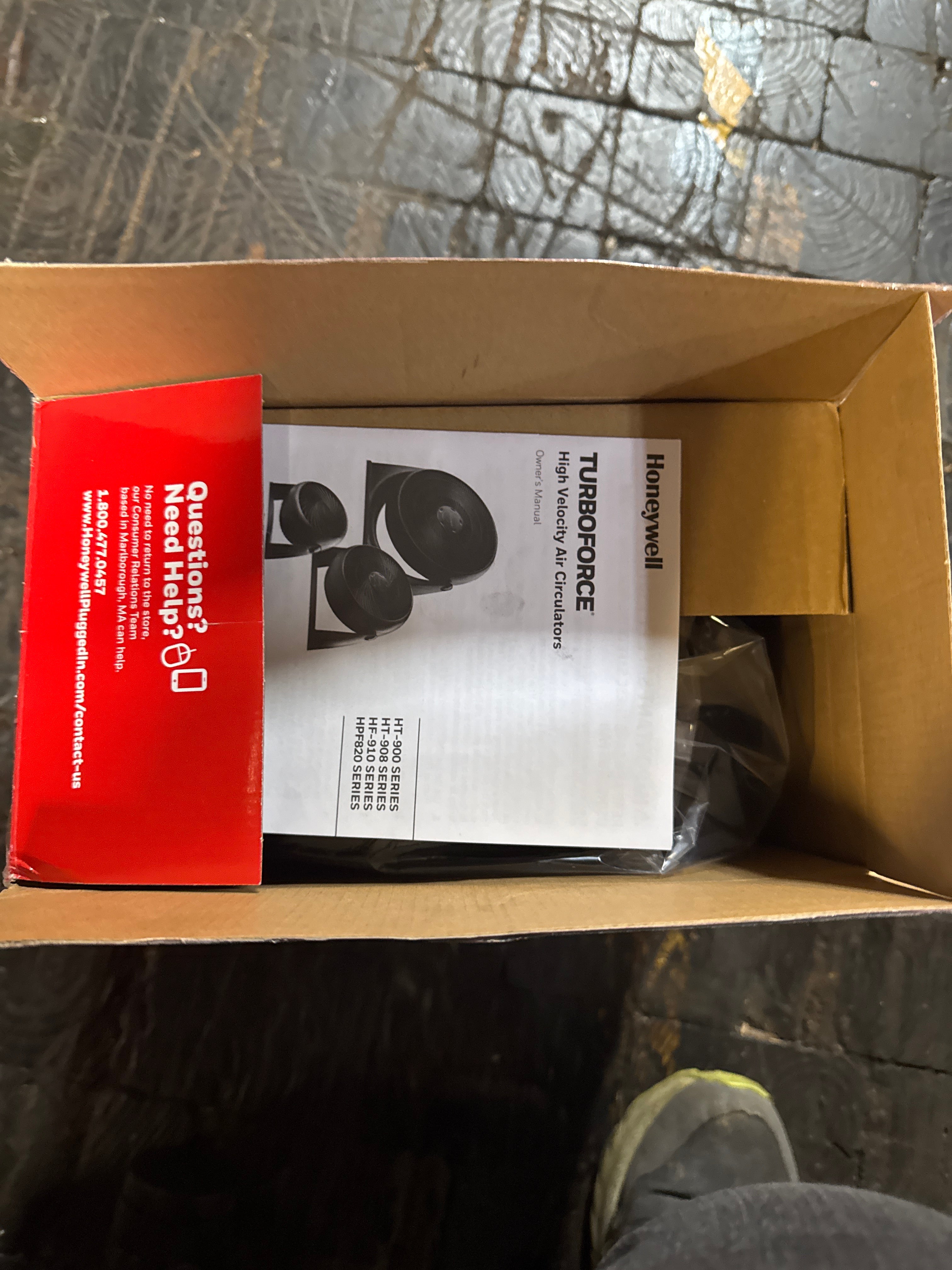 Honeywell Turboforce Fan, Ht-900, 11 inch