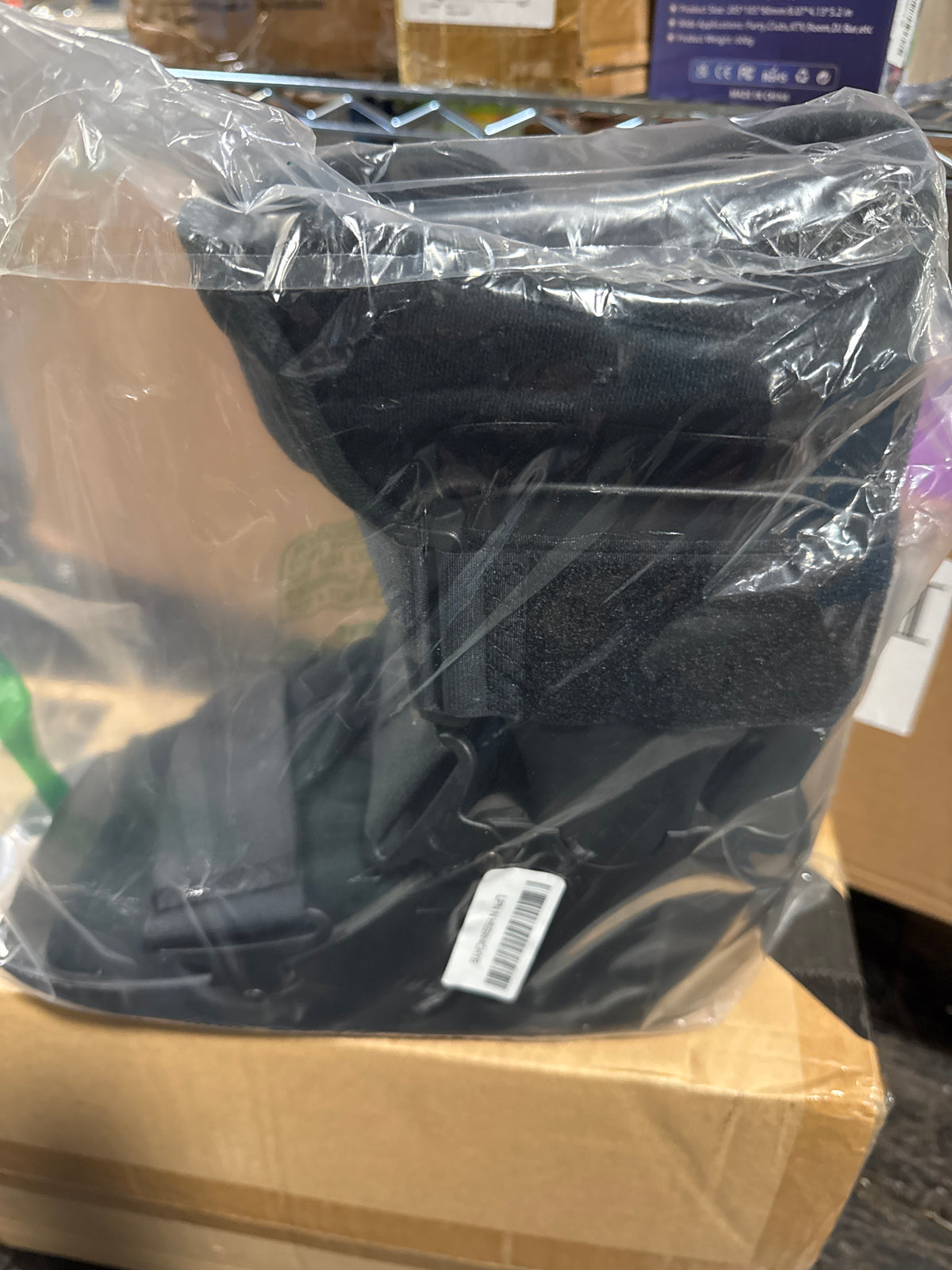 United Ortho Short Air Cam Walker Fracture Boot Large, Black
