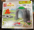 LEGO DUPLO Town Train Tunnel and Tracks Expansion Set - 10 Extra Pieces of Train Tracks - Preschool and Toddler Train Set, Ages 2+ - Building Toy for Boys and Girls - 10425