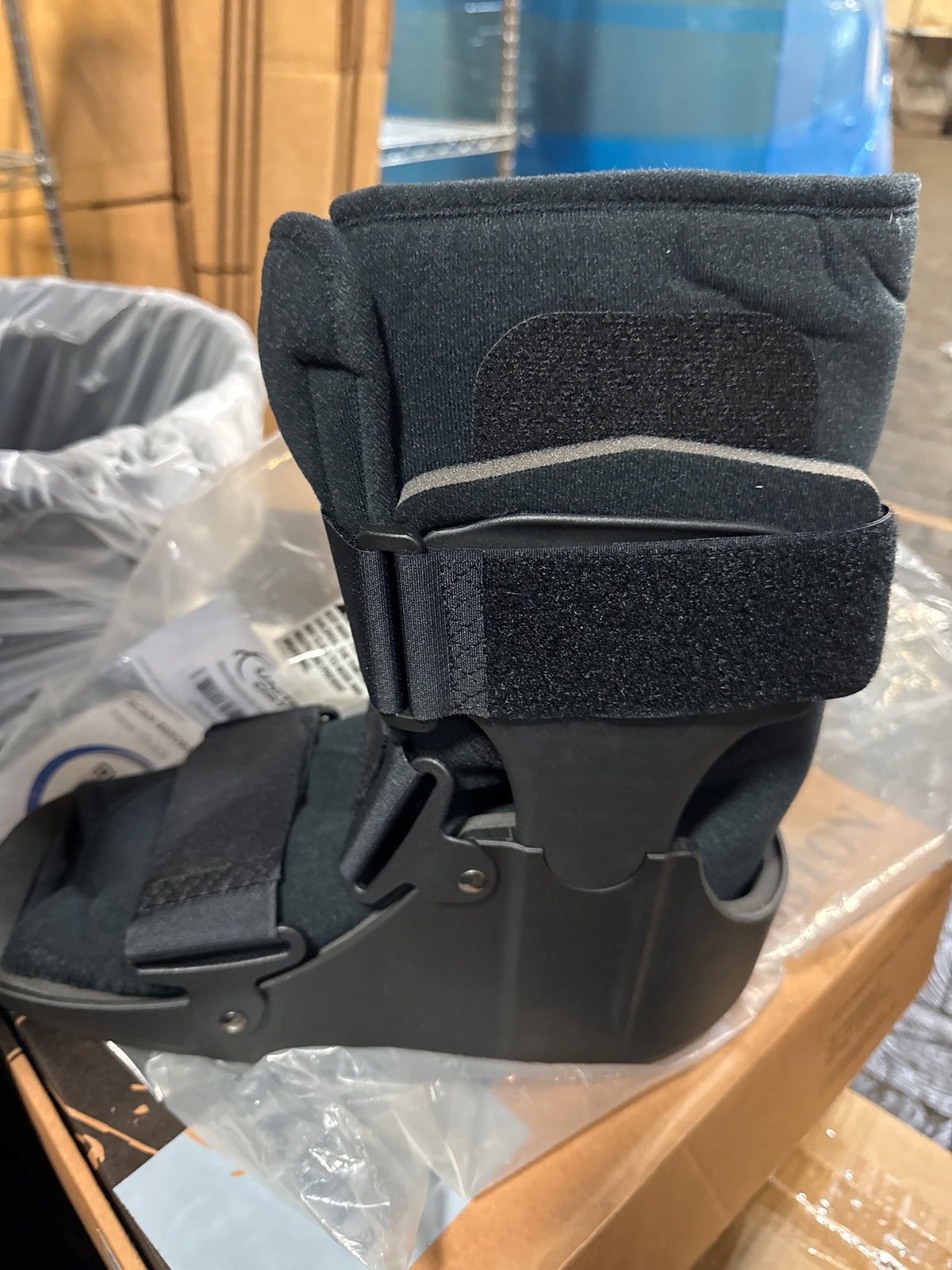 United Ortho Short Air Cam Walker Fracture Boot,  Large, Black