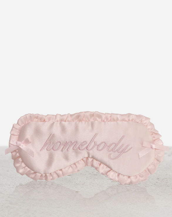homebody BY UCHIS | Organic Silk Eye Mask | Pink