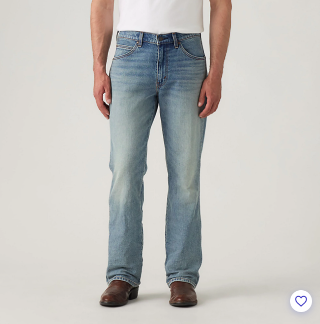 LEVI'S WESTERNWEAR 537 Western Bootcut Jeans | Light Blue