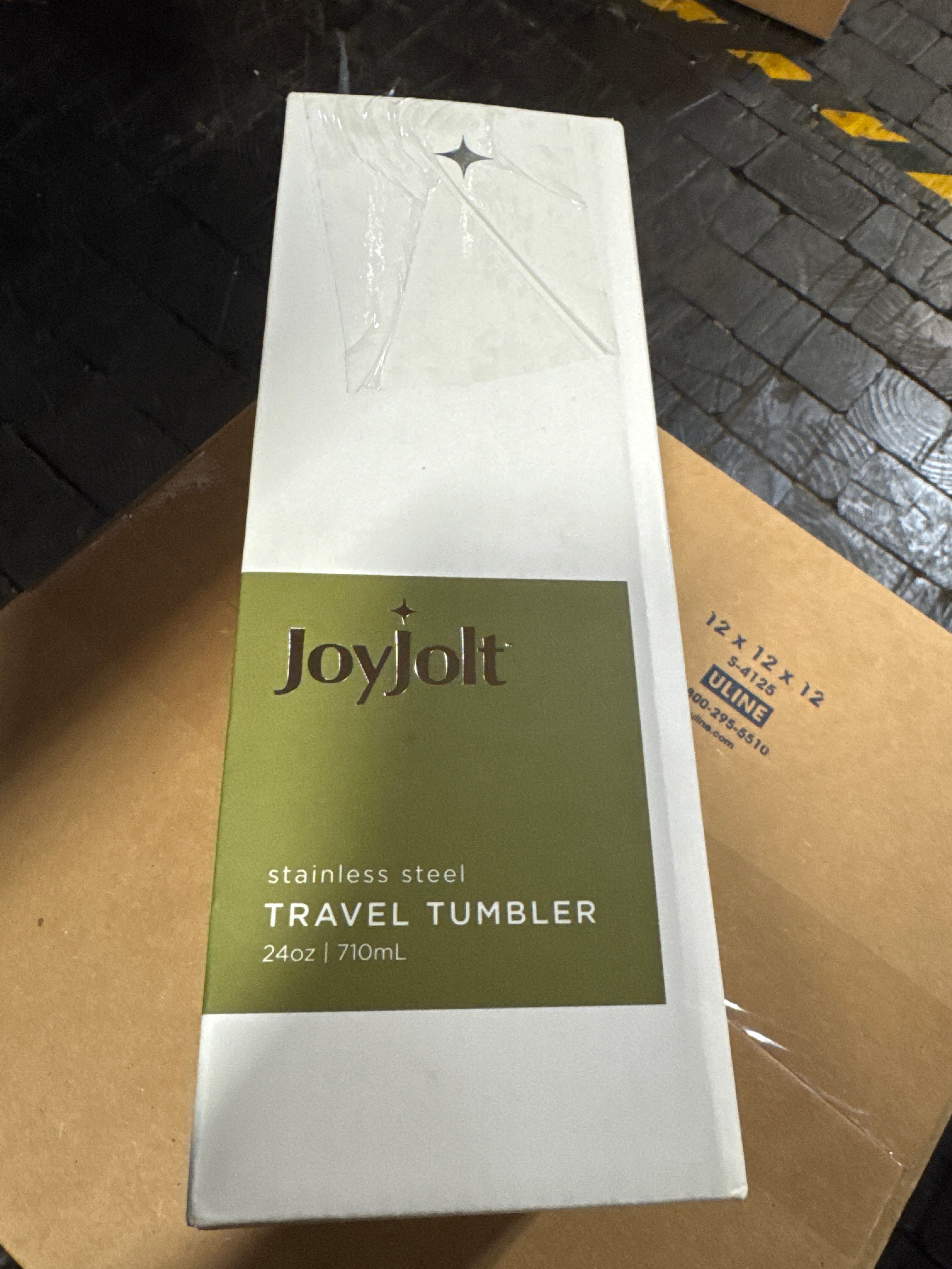 JoyJolt Vacuum Insulated 24 oz Tumbler with Lid and Straw (2 Each) Vacuum Double Wall Stainless Steel Tumbler, Copper Lined for 12Hr Hold/Cold Drinks. Leakproof Water Bottle, Tea or Iced Coffee Cup