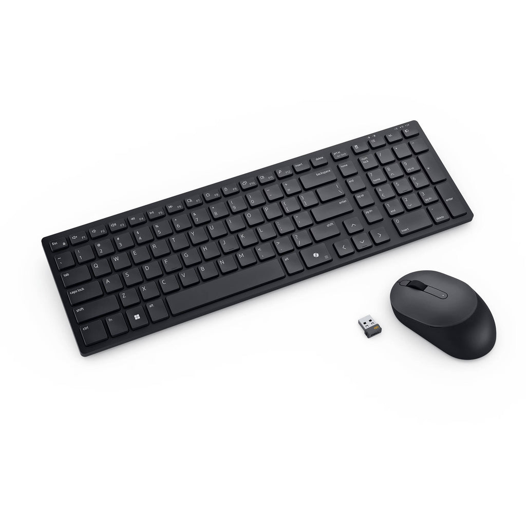 *Dell Pro Compact Silent Keyboard Mouse KM555, Black