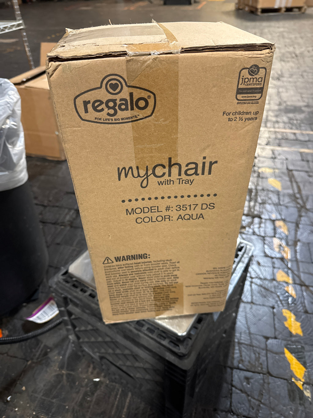 Regalo My Chair Portable Booster Car Seat - Aqua