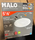 Halo LT 5/6 in. LED Retrofit Module with Baffle Trim Selectable 5CCT 750-Lumens