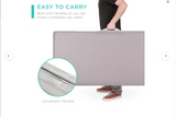 Best Choice Products - 4in Portable Mattress Topper, Tri-Fold Mattress Pad - Gray