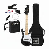 Best Choice Products - Kids Electric Guitar Beginner Starter Kit w/ 5W Amplifier - 30 in - Black