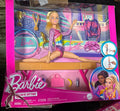 Barbie Gymnastics Playset with Blonde Fashion Doll, Balance Beam, Accessories & Flip Feature