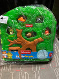 Fisher-Price Little People Toddler Toy Forest Friends Carry Case Playset with Animal Figures for Pretend Play Kids Ages 1+ Years