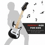 Best Choice Products - Kids Electric Guitar Beginner Starter Kit w/ 5W Amplifier - 30 in - Black
