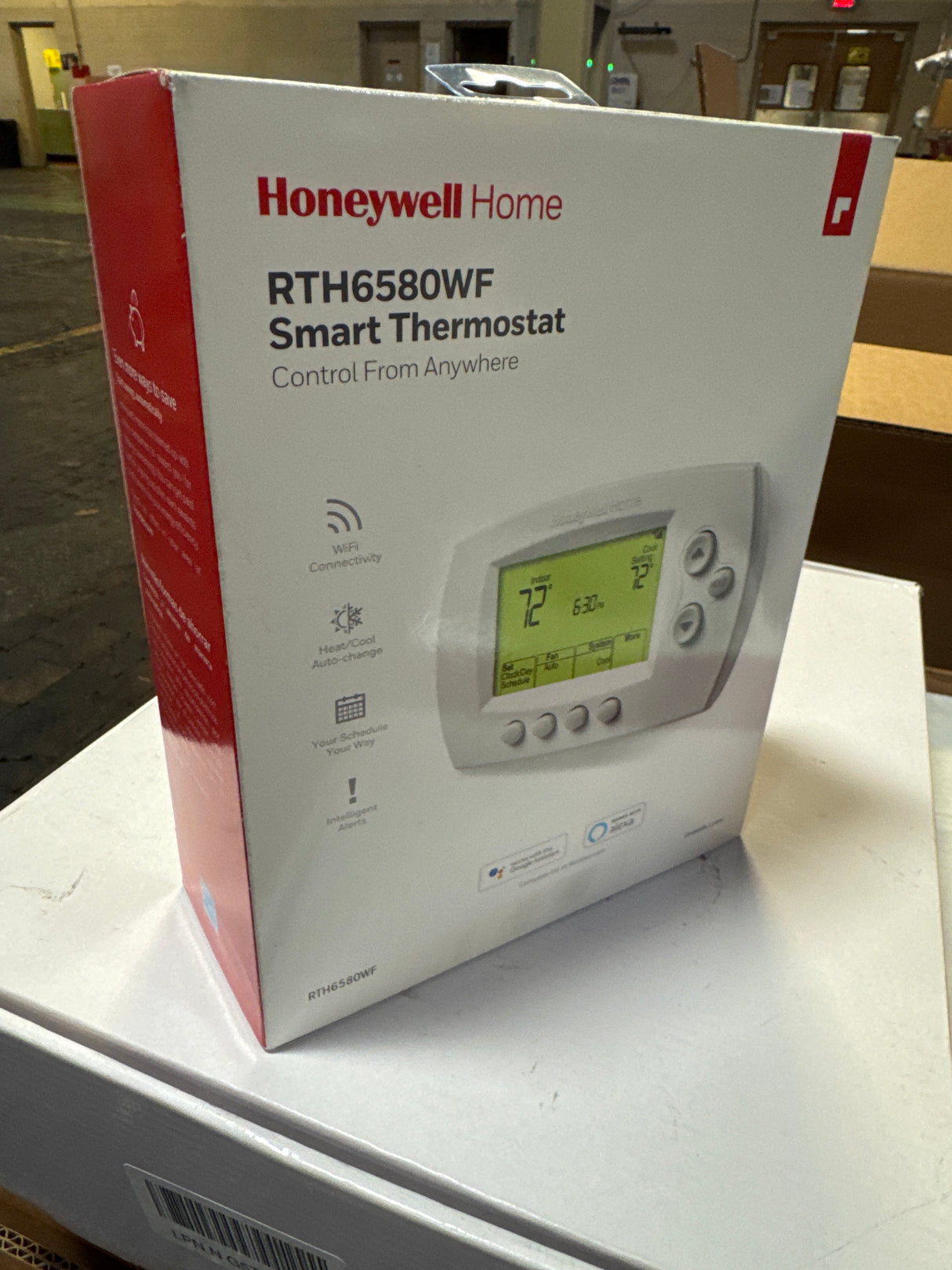 Honeywell Home RTH6580WF Wi-Fi 7-Day Programmable Thermostat, White