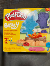 Play-Doh Bluey Goes Camping Playset with Campfire Themed Tools, Kids Arts and Crafts Toys