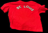 PRO STANDARD TEE ST. LOUIS CARDINALS GIRLS CROPPED SIZE-5