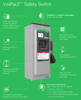 SCHNEIDER ELECTRIC | Square D | VisiPacT Series | VHU361RB | No Fuse Provisions