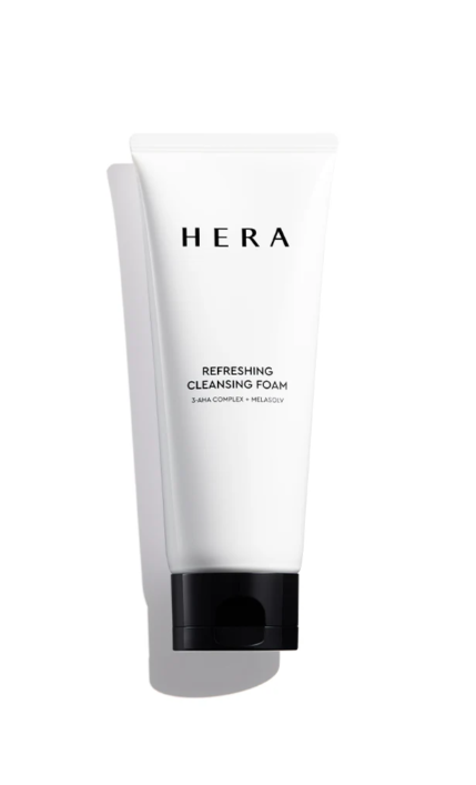 HERA Refreshing Cleansing Foam | 3-AHA Complex + Melasolv | Net wt 50g