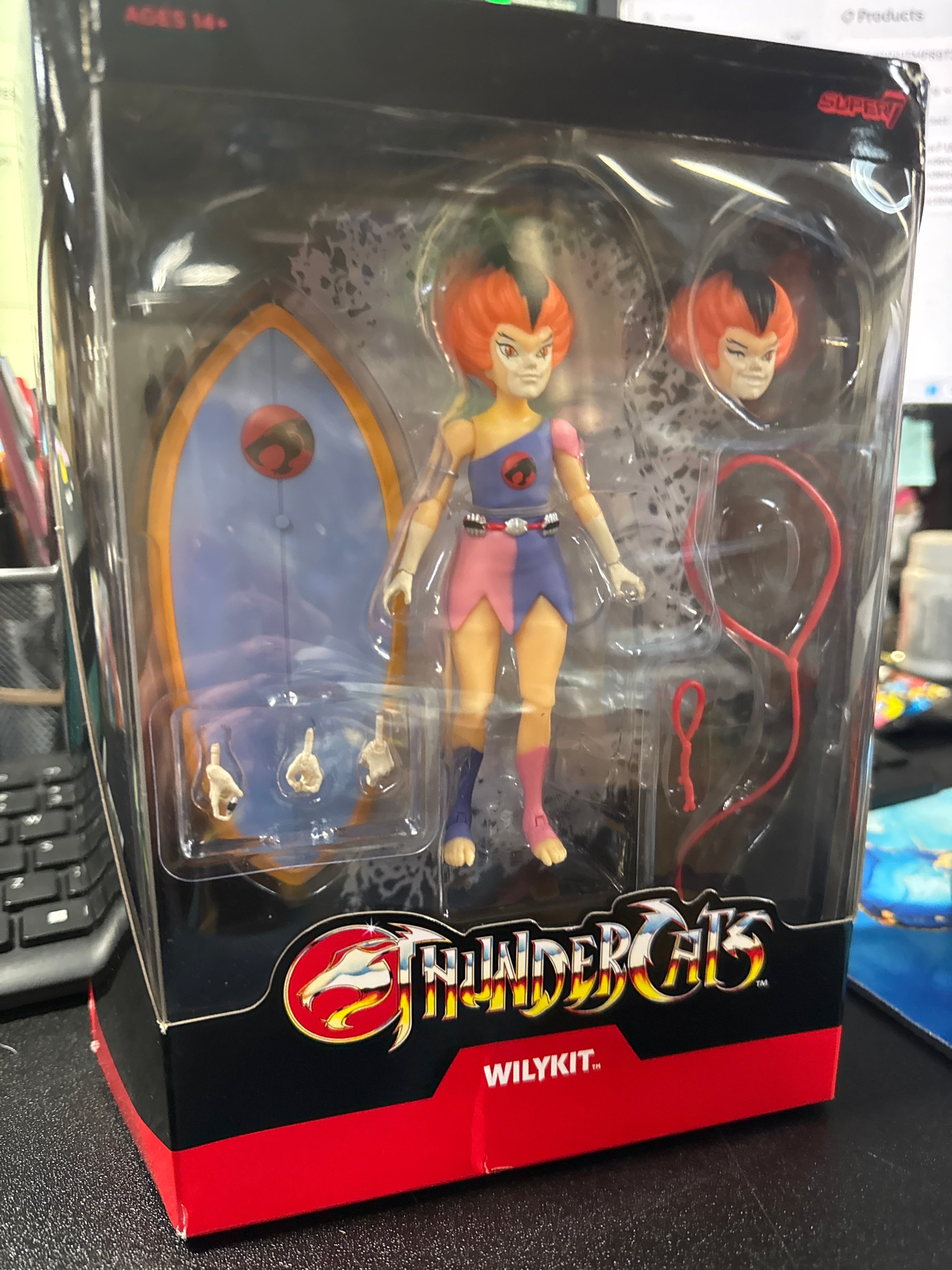 Super7 ULTIMATES! Thundercats WilyKit - 7" Thundercats Action Figure with Accessories Classic Cartoon Collectibles and Retro Toys