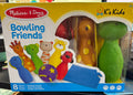 Melissa & Doug K’s Kids Bowling Friends Set, Soft Animal-Themed Pins & Ball with Carry Case, Travel-Friendly Bowling Game Sports Toy, Indoor & Outdoor Toddler Toys for Kids Ages 2+
