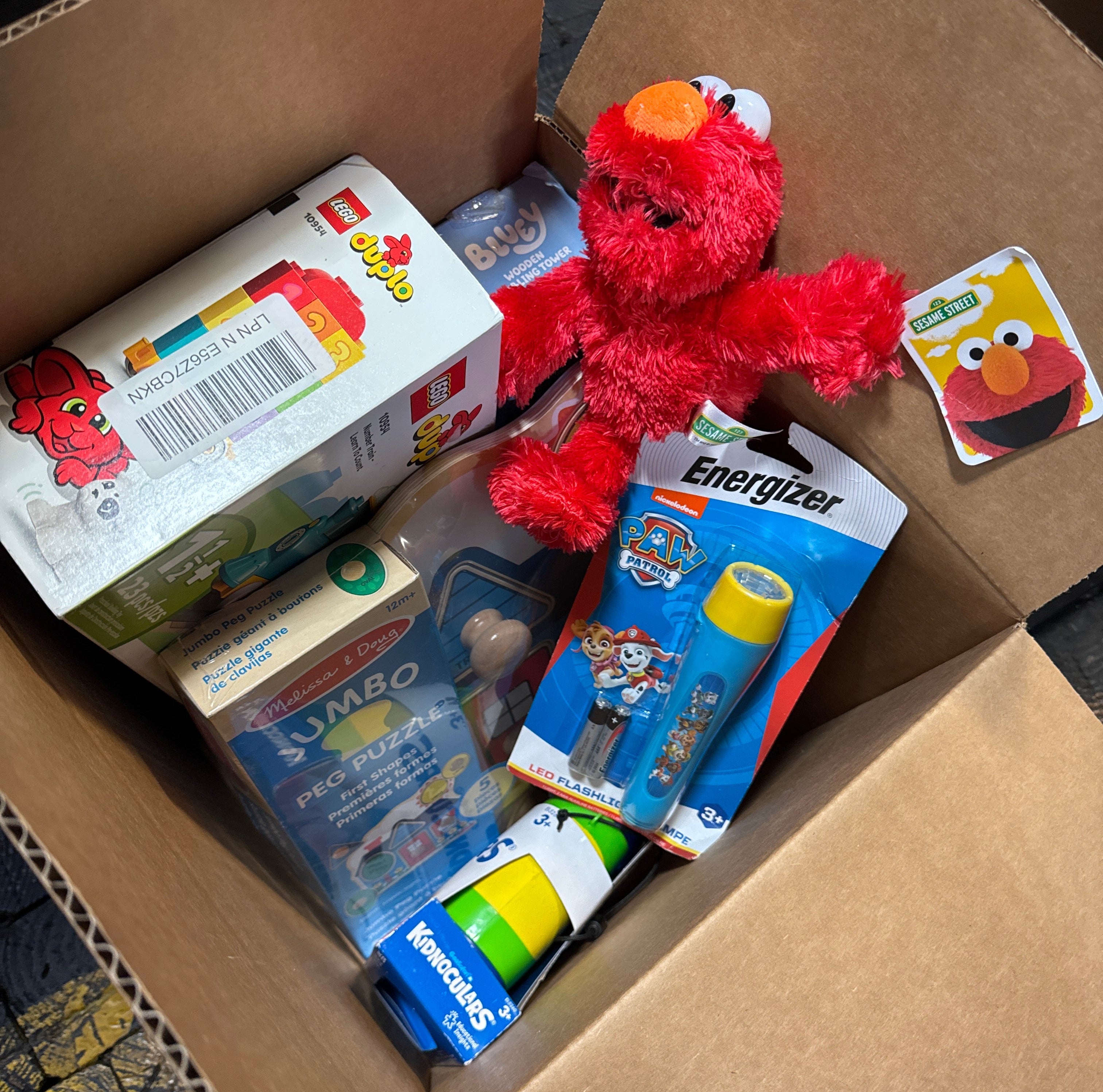 Toddler's Treasure Mystery Box (Elmo)