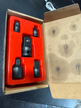 Pre-Loved NEIKO 30249A 5 Piece Impact Socket Adapter Set, Standard SAE, 1/4, 3/8, 1/2" Cr-V Steel Impact Driver & Wrench Conversion Kit Socket Reducer, Locking Socket Adapter Set