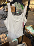 Pumiey Cream Tank Top- Med