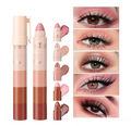 DIMSHOW 5 Color Eyeshadow Stick | Waterproof | Pearlescent | Matte | Easy Blend