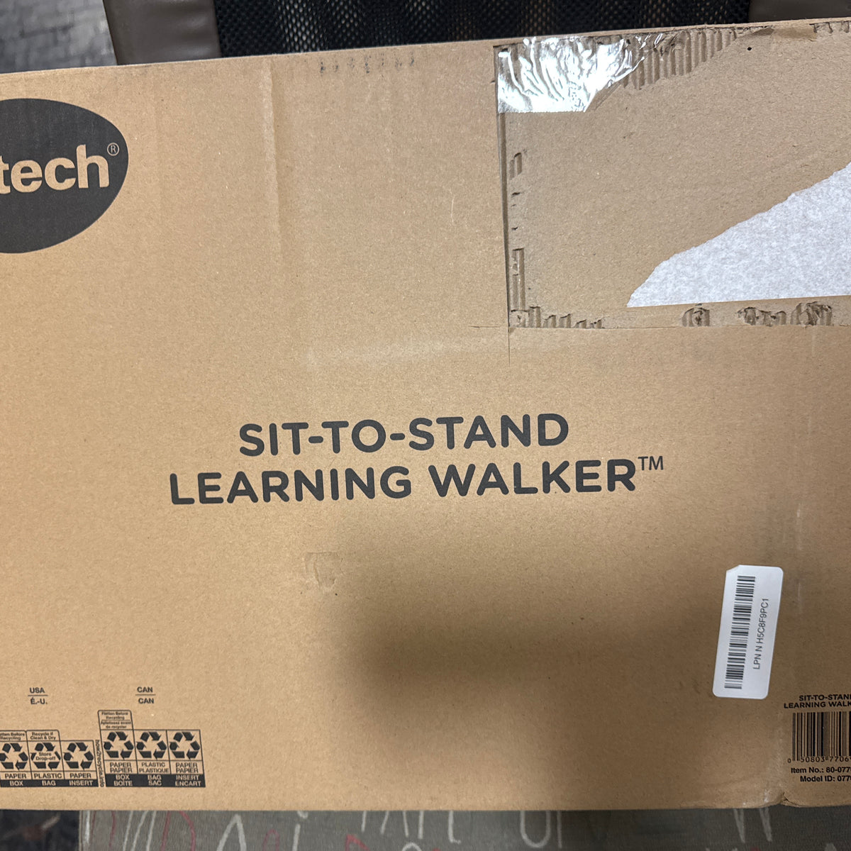 VTech Sit-to-Stand Learning Walker (Frustration Free Packaging), Blue ...