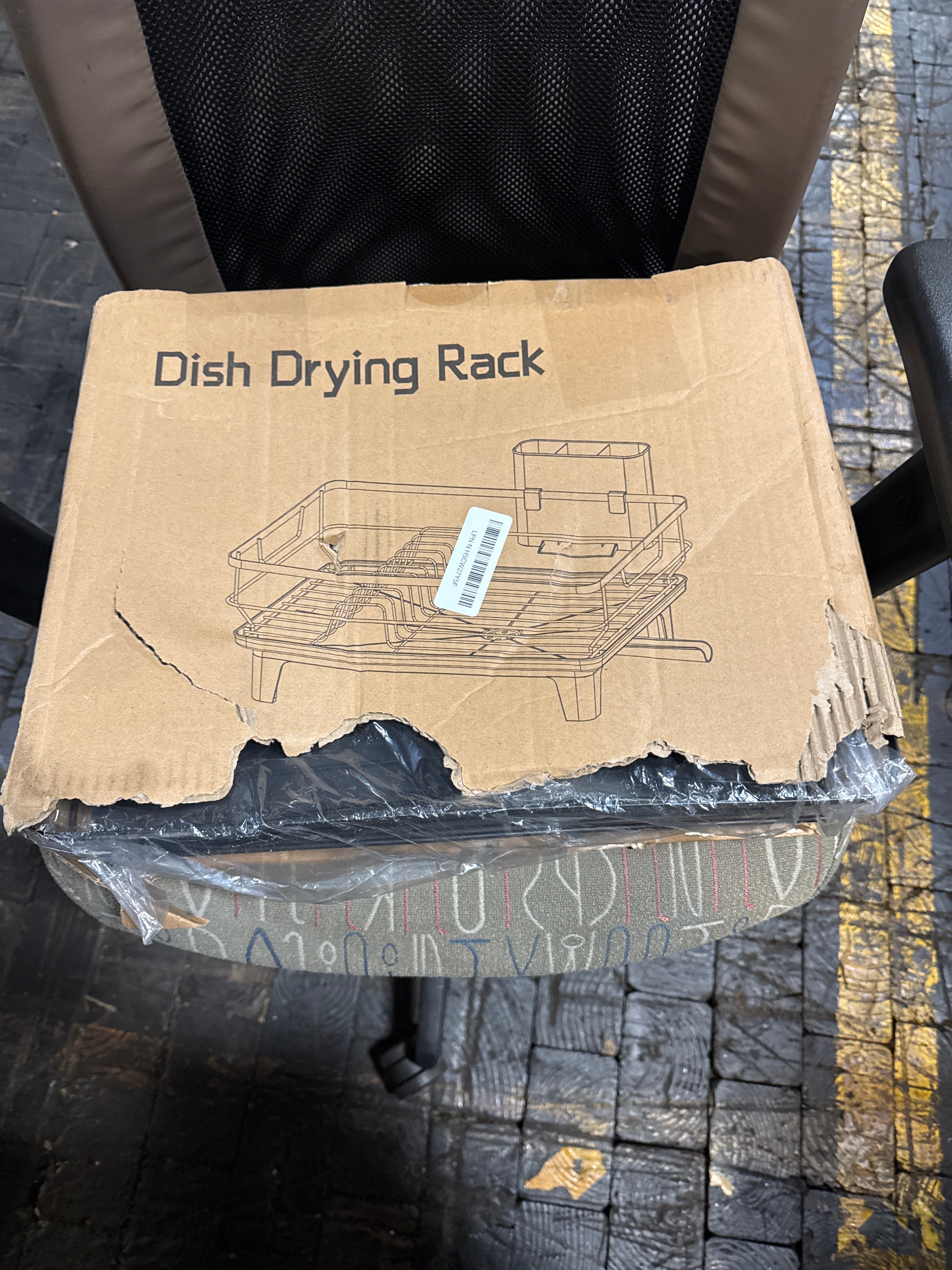 GPED Dish Drying Rack Stainless Steel Dish Rack for Kitchen Counter, Large-Capacity Dish