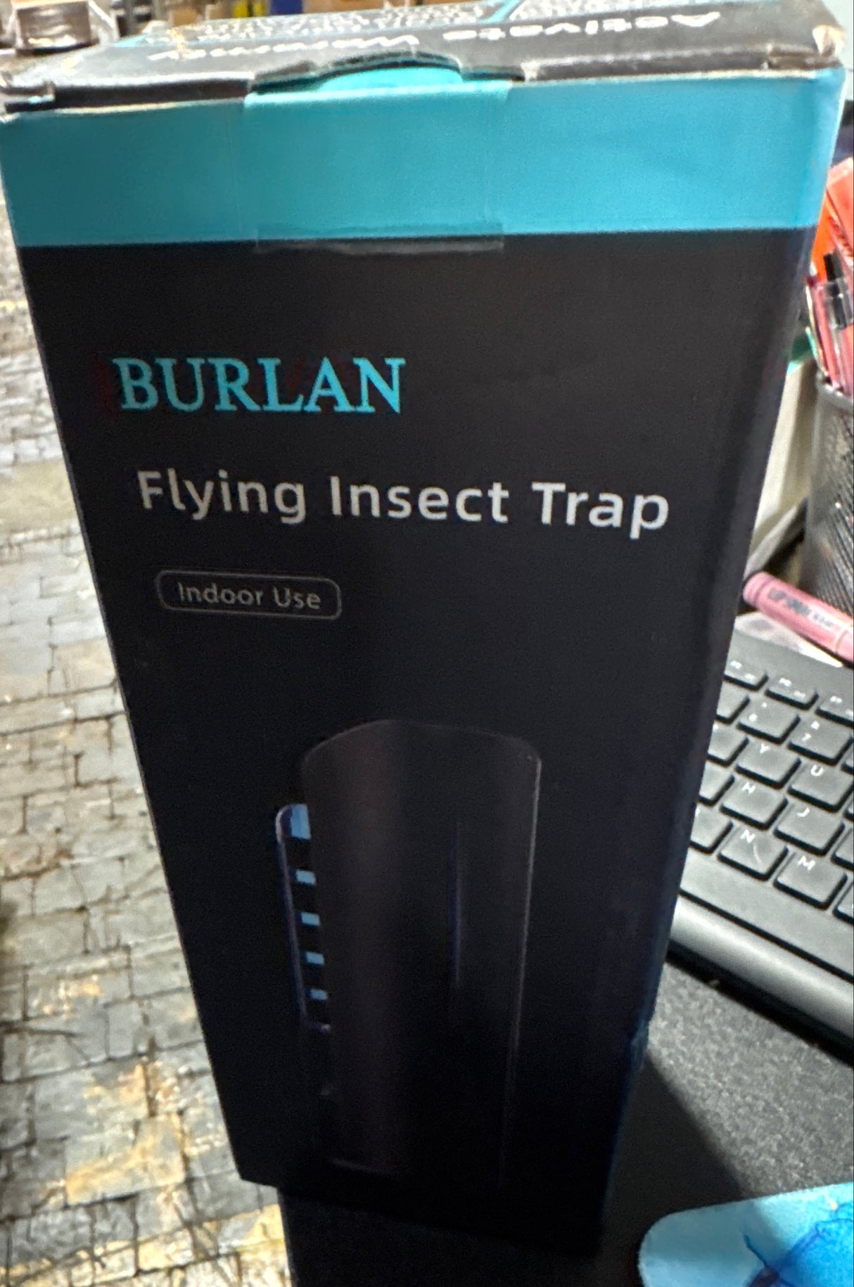 Flying Insect Trap Plug in Mosquito Bug Zapper Indoor Gnat Moth Catcher with 9W Night UV Light, 10 Sticky Glue Board Refills for Home Office