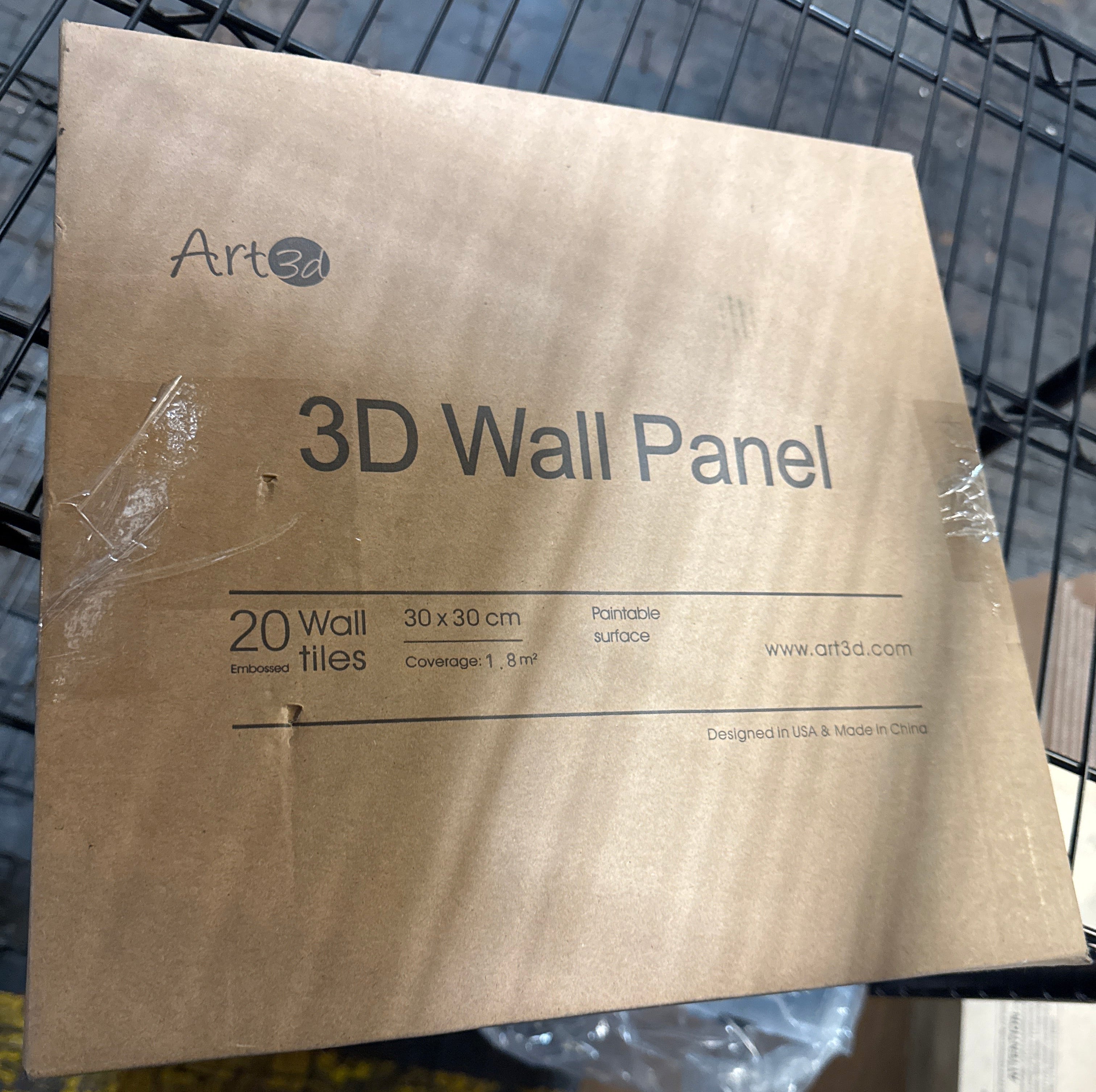 A10311WT33-Art3d-33 Pack 3D Wall Panel Diamond for Interior Wall Décor, Art3dwallPanels PVC Flower Textured Wall Panels for Living Room Lobby Bedroom Hotel Office, White