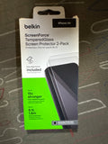 Belkin Screen Force Tempered Glass Screen Protector for iPhone 2-Pack