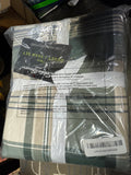 Eddie Bauer - Twin Timbers Reversible Duvet Cover & Sham Set Green: Cotton Bedding Set, 180 Thread Count