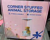 Corner Stuffed Animal Storage Shelf