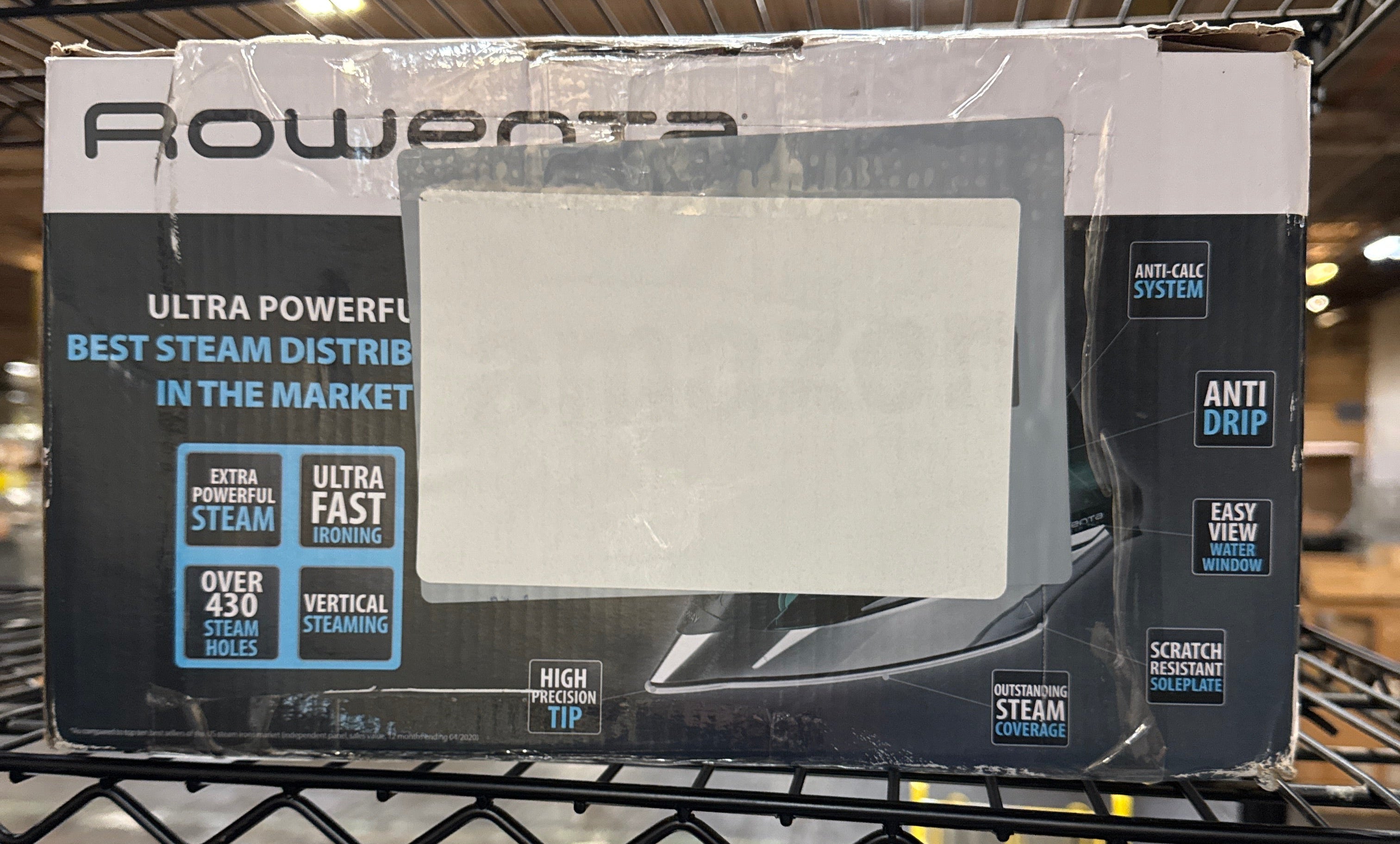 Rowenta Pro Master Stainless Steel Soleplate Steam Iron