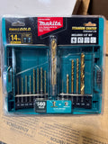 Impact GOLD® 14 Pc. Titanium Drill Bit Set, 1/4" Hex Shank (Missing One)
