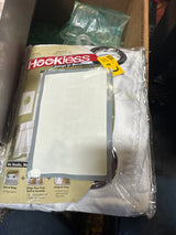 Hookless It's A Snap! Escape 3-in-1 Shower Curtain With Sheer Top Window, Flex-On Rings & Fabric Liner, 71" x 74", White