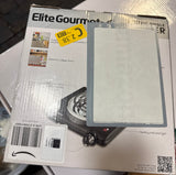 Elite Gourmet ESB100B Countertop Single Coiled Burner Electric Hot Plate, Temperature Control, Indicator Light, Easy to Clean, Black