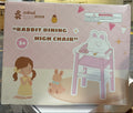 ROBOTIME Wooden Baby Doll High Chair – Pretend High Chair Toys for 18" Dolls – Doll Feeding Chair Toy with Tray – Baby Doll Furniture for Girls Ages 3+
