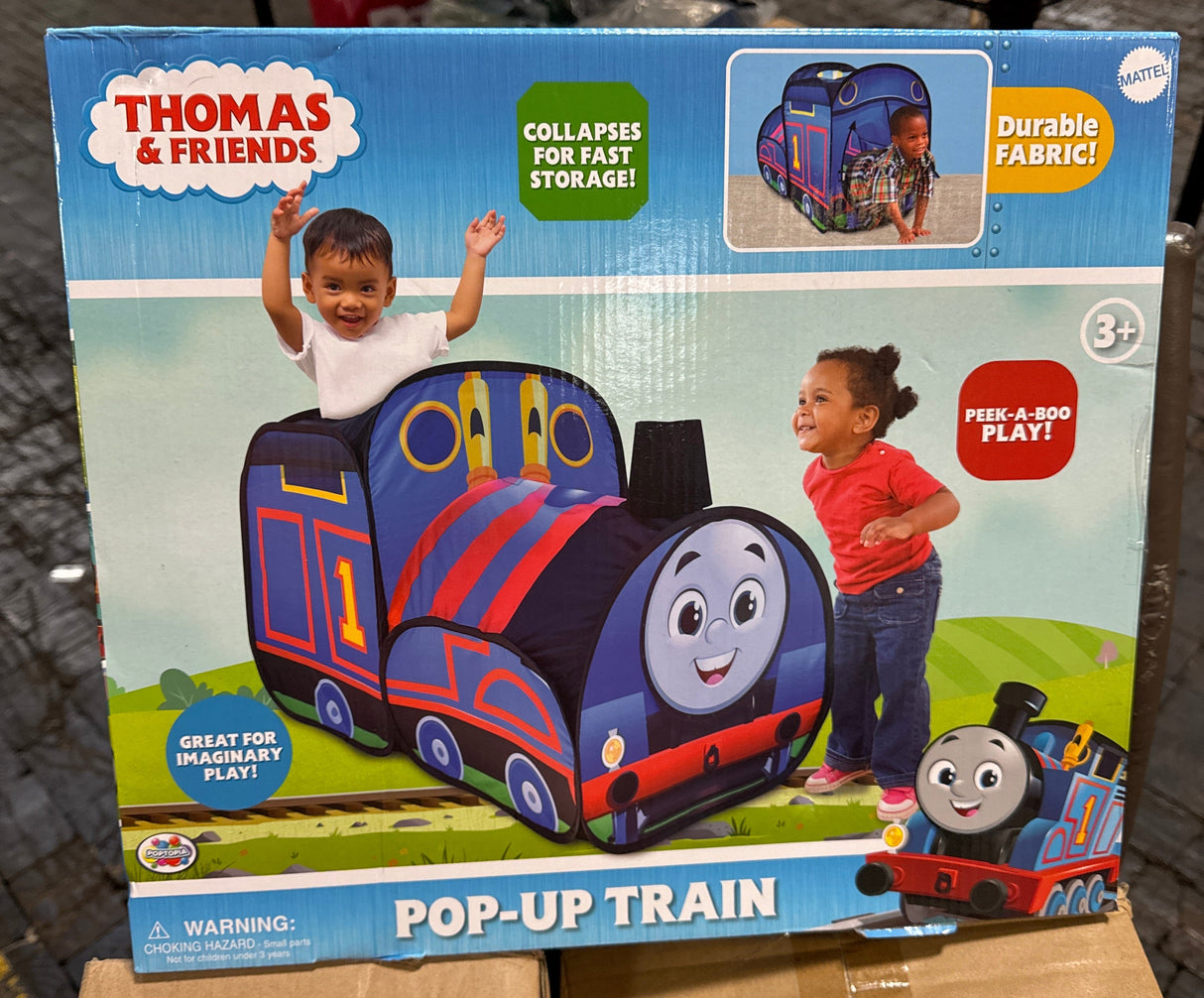 Thomas & Friends Pop Up Tent, Polyester Material for Inside & Outside Use, Children 3+