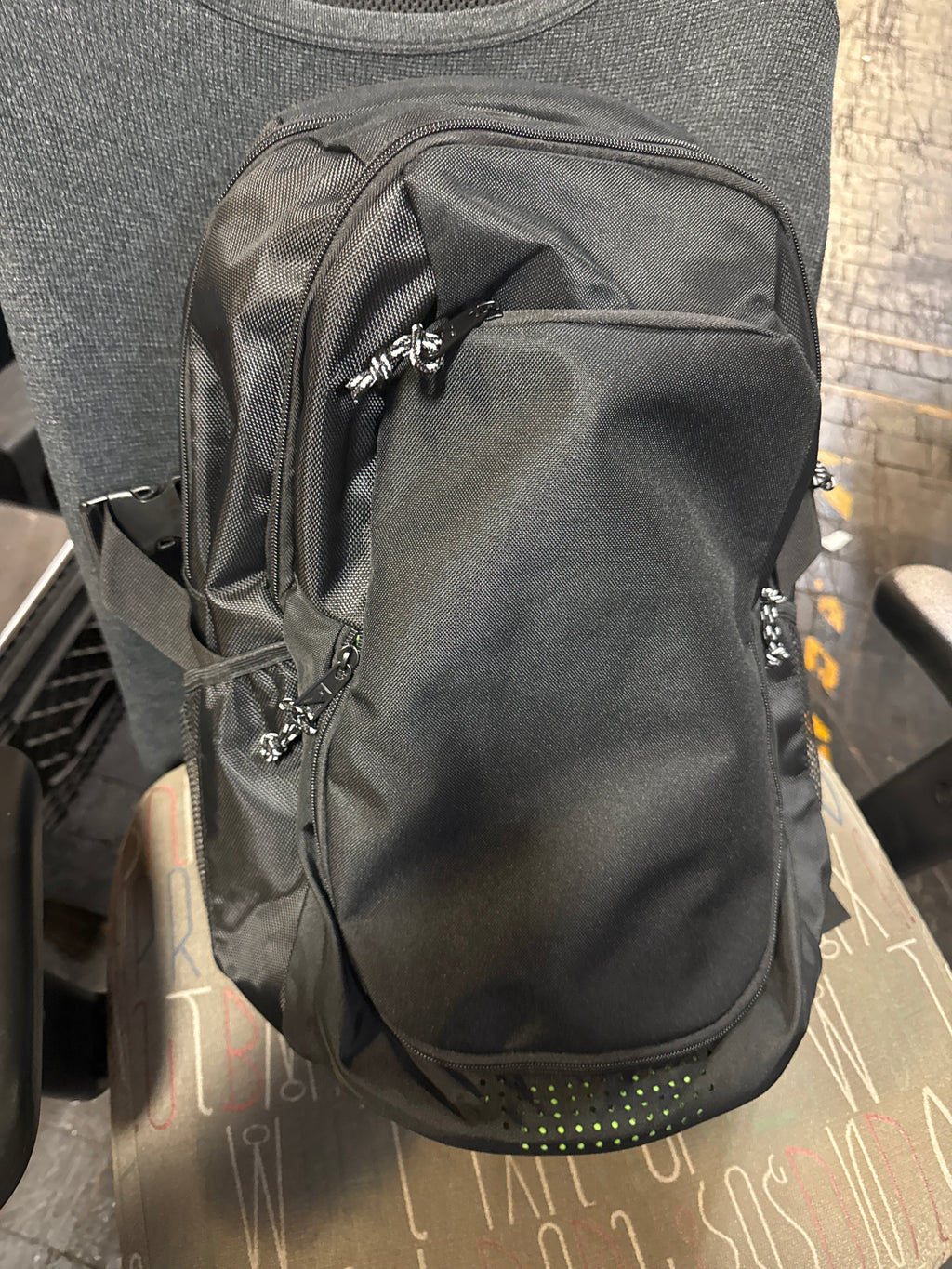 HIGH5FIVE SPORTS UNITED BACKPACK OS- BLACK/GREEN- 327930