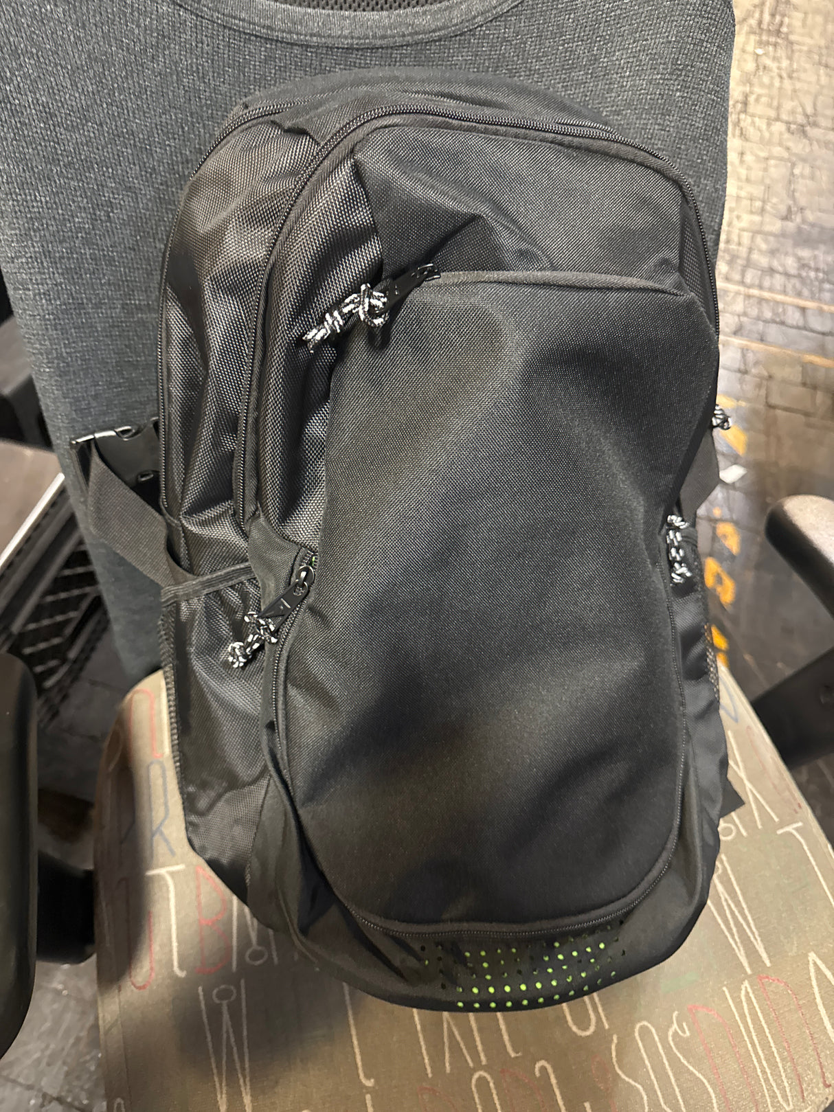HIGH5FIVE SPORTS UNITED BACKPACK OS- BLACK/GREEN- 327930