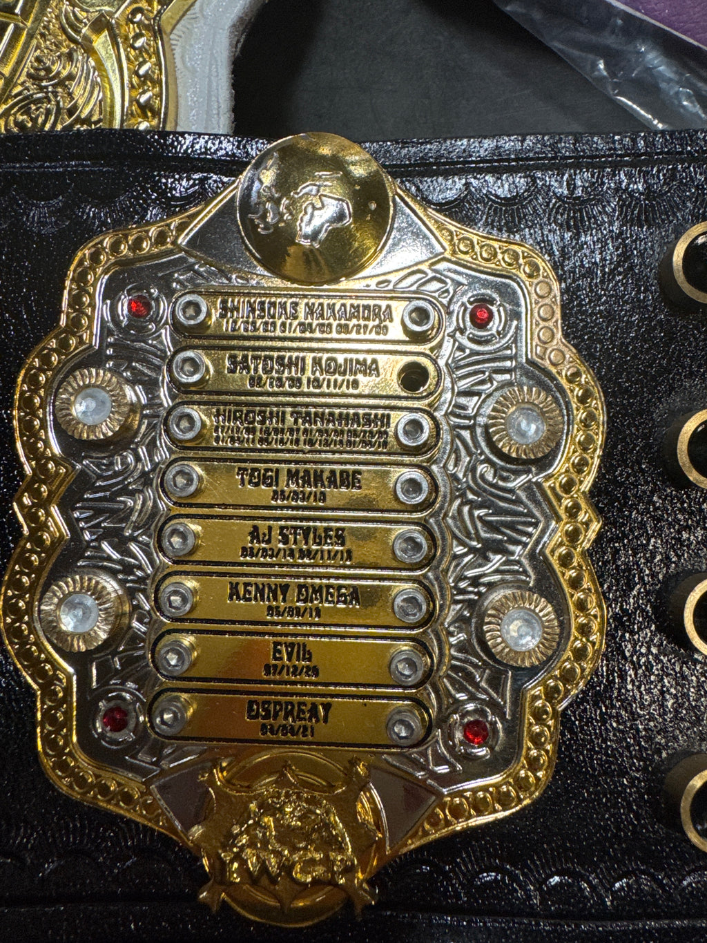 IWGP Heavyweight Replica Double Stacked Championship Belt