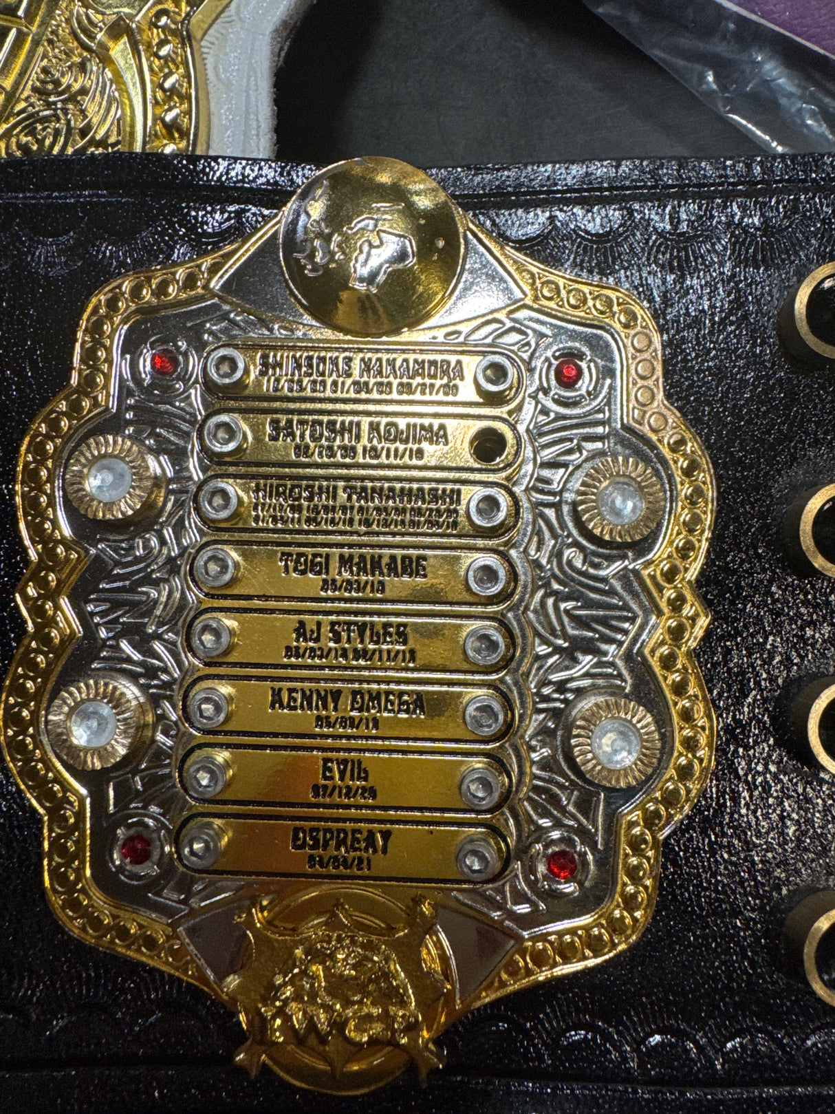 IWGP Heavyweight Replica Double Stacked Championship Belt