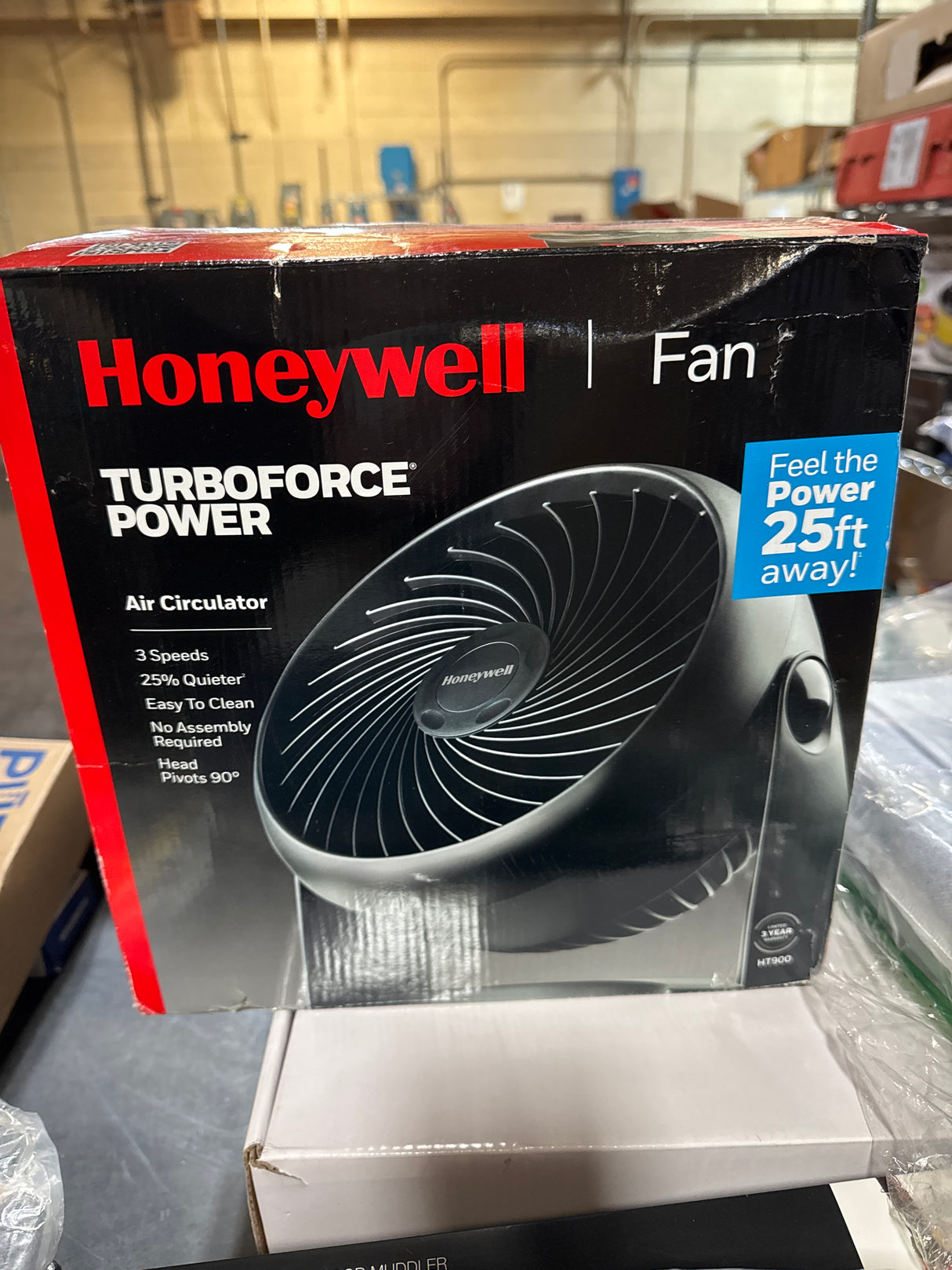 Honeywell TurboForce Power Fan and Air Circulator - Black, HT-900